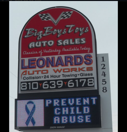 Leonards auto works logo