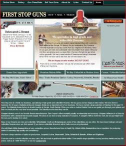 First Stop Guns logo