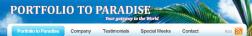 Portfolio to Paradise logo